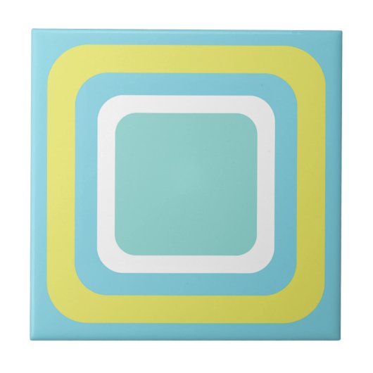 Carreau Bleu Blanc Jaune Rétro (Devant)