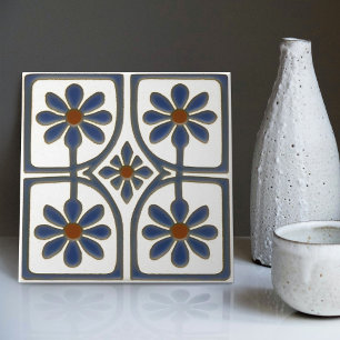 Carreau Bleu & Blanc Marais Art Déco Décor Nouveau