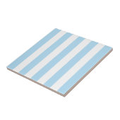 Carreau Bleu, Blancs, Motif rayé (Côté)