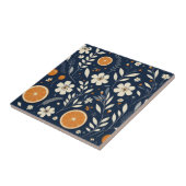 Carreau bleu botanique (Côté)