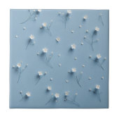 Carreau bleu botanique (Devant)