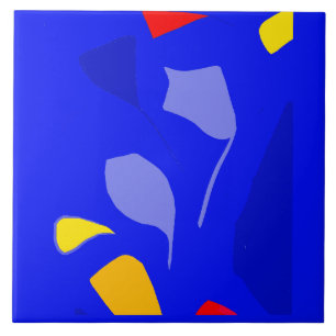 Carreau Bleu Carrelage en céramique, petit (4,25 po x 4,25