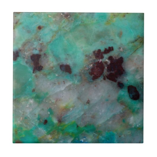 Carreau Bleu Chrysocolla Jasper (Devant)