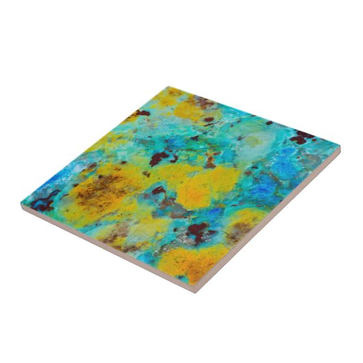 Carreau Bleu Chrysocolla Jasper (Côté)