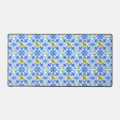 Carreau bleu citron jaune (Recto)
