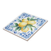 Carreau Bleu Citron Méditerranéen (Côté)