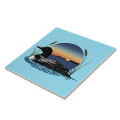 Carreau Bleu couché de soleil (Côté)