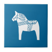 Carreau Bleu de cheval de Dala (Devant)