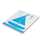 Carreau Bleu de voilier (Côté)