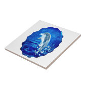 Carreau Bleu Dolphin Art (Côté)