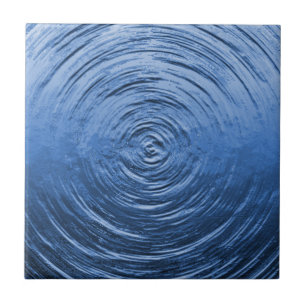 Carreau Bleu d'ondulation de l'eau
