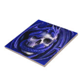 Carreau bleu-dragon-crâne (Côté)