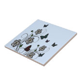 Carreau Bleu du jardin des papillons (Côté)