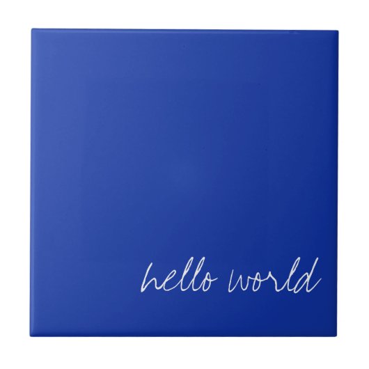 Carreau Bleu égyptien personnalisé (Devant)