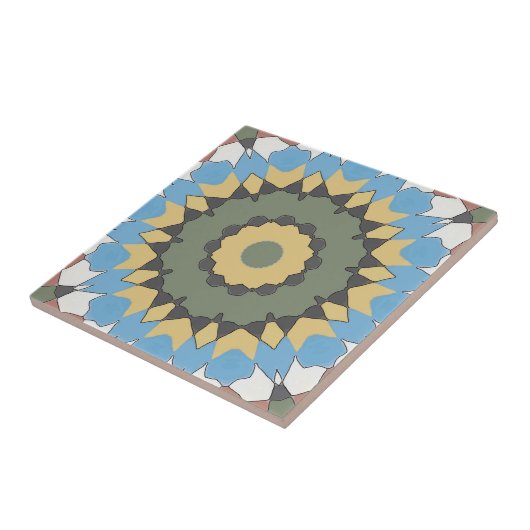 Carreau Bleu espagnol style ancien (Côté)