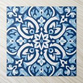 Carreau Bleu et blanc élégant