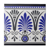 Carreau Bleu et noir de Cobalt Ceramic Border Tile (Devant)