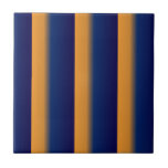 Carreau Bleu et orange<br><div class="desc">Bande orange vif avec bande bleue.</div>