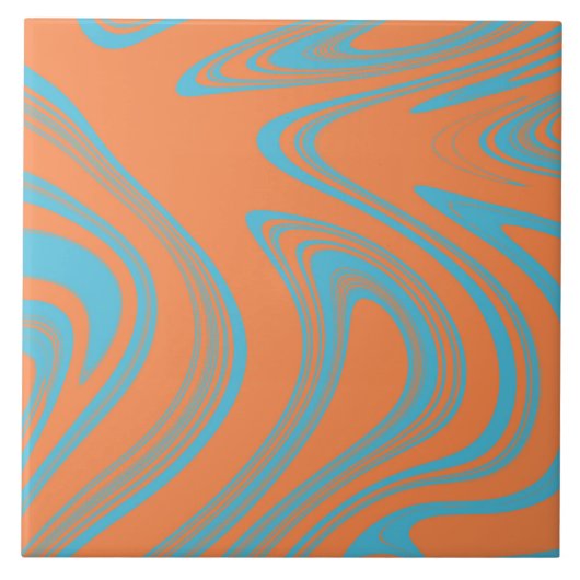 Carreau Bleu et orange (Devant)