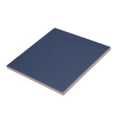 Carreau Bleu foncé Solide Match Bleu & Blanc Bois (Côté)