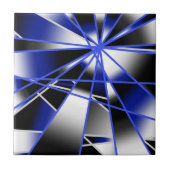 Carreau Bleu Gradient Couleur Remplir Mécanique Dessin Mos (Devant)