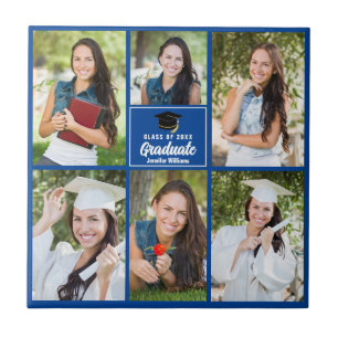 Carreau Bleu Graduate Photo Collage Custom Graduate