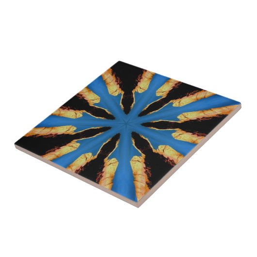 carreau bleu gras (Côté)