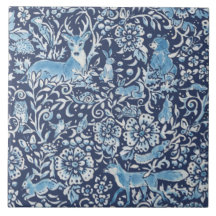 Bleu Imaginaire Forêt Animaux Forêt Forêt Lapin Re