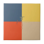 Carreau Bleu jaune beige (Devant)