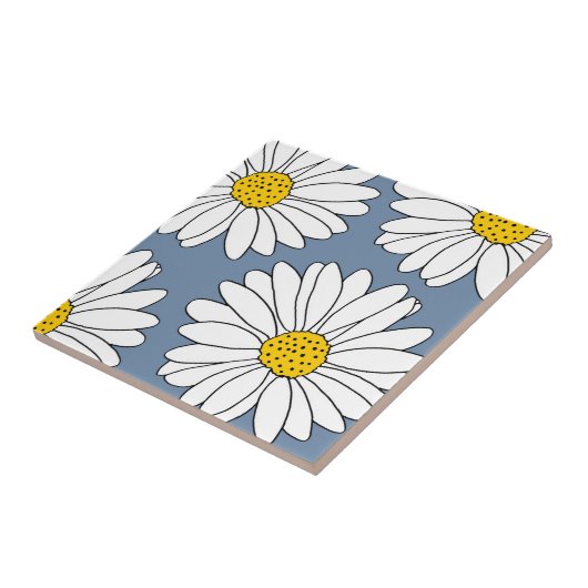 Carreau Bleu Jaune et Blancs (Côté)