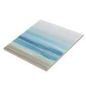 Carreau Bleu marin Aquarelle Océan Waves Plage côtière (Côté)