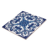 Carreau Bleu Méditerranéen Blanc Russe Portugais Azulejo (Côté)