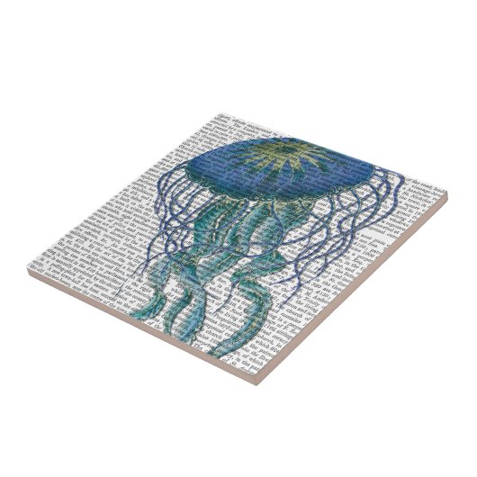 Carreau Bleu méduse (Côté)