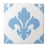 Carreau Bleu placide de Fleur De Lis 2 (Devant)