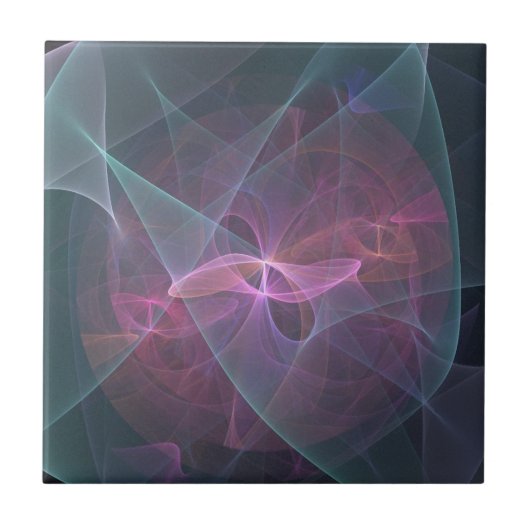 Carreau Bleu Rose Et Fractage Noir (Devant)