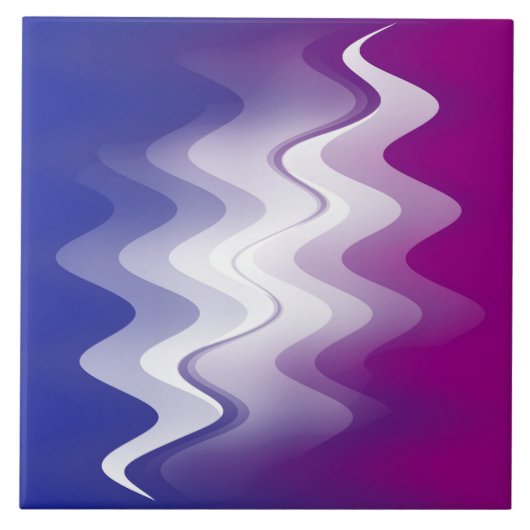 Carreau Bleu violet blanc (Devant)