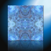 Carreau Bleus doux Vagues & Courbes