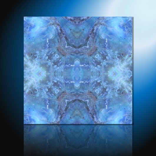 Carreau Bleus doux Vagues & Courbes