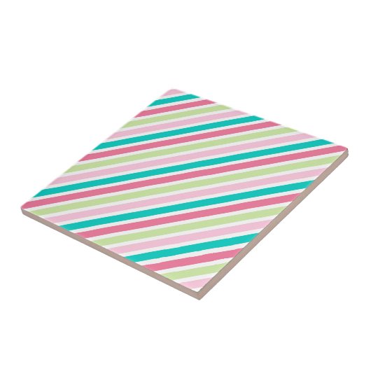 Carreau Bleus et roses (Côté)