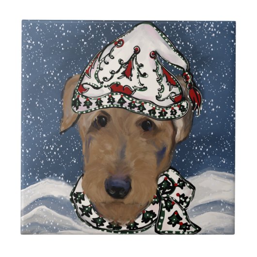 CARREAU BLING AIREDALE (Devant)