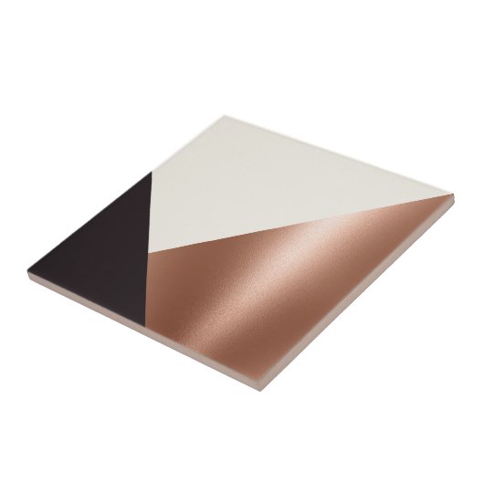 Carreau Bloc de couleur géométrique Abstrait (Côté)