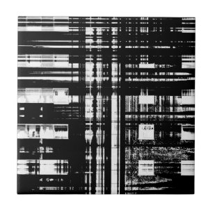 Carreau Bloc urbain noir et blanc