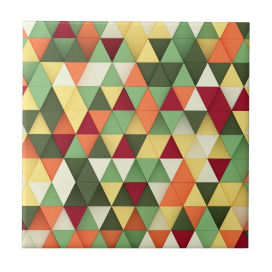 Carreau Blocs triangulaires 3D dynamiques (Devant)