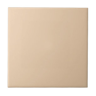 Carreau Blonde d'automne chaud couleur uni Impression, Bei
