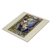 Carreau Blonde Fairy Floral Purple (Côté)