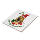 Carreau Bloodhal Christmas Joyeux (Côté)