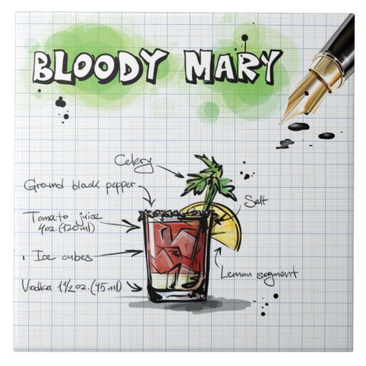 Carreau Bloody Mary (Devant)