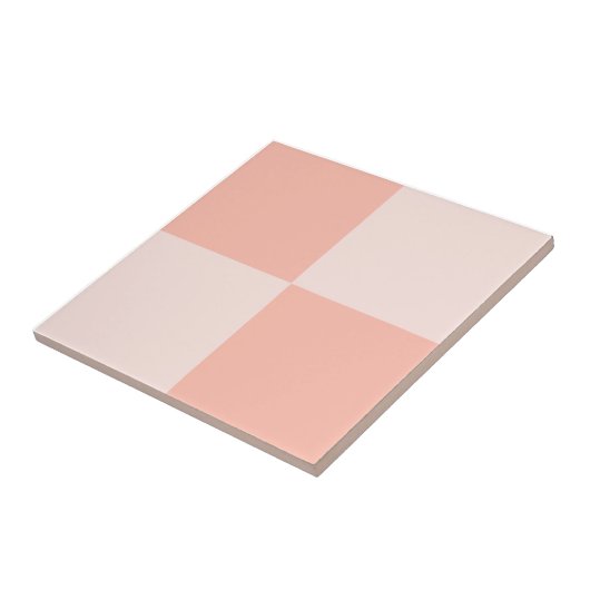 Carreau Blossom élégance saumon carrelage floral ensemble (Côté)