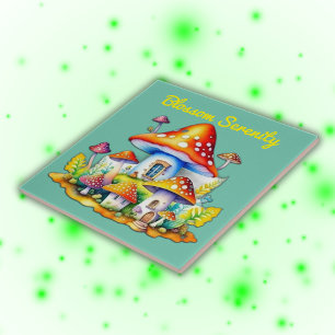 Carreau Blossom Serenity Cottagecore Mushroomcore