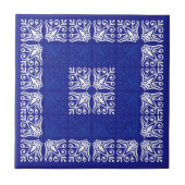 Carreau Blue Bandana Design (Devant)